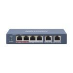 SWITCH POE 4 PUERTOS 2 UP LINK HIKVISION DS-3E0106HP-E