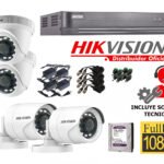 Kit de 4 Cámaras Full hd Hikvision 7204_kit4