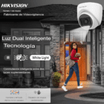 Kit de 4 Cámaras Full Hd con Audio con Luz híbrida inteligente Hikvision 7204_kit4_audio - Imagen 3