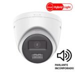 Hikvision DS-2CE78D0T-LTS Cámara Domo 2 Megapíxeles   c/Audio Y Parlante  Smart Hybrid Infrarojo 40mts