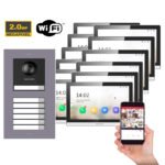 KIT VIDEO PORTERO IP  12 DEPARTAMENTOS KIT HIKVISION DS-VP-EDIF_KIT12