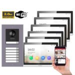 KIT VIDEO PORTERO IP  6 DEPARTAMENTOS KIT HIKVISION DS-VP-EDIF_KIT6